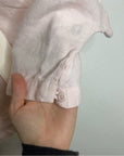 MATE The Label 100% Organic Linen Light Pink Cropped Short Sleeve Tunic Top