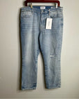 FRAME Denim 100% Cotton Le High Straight Jean in Winslow Light Wash
