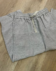 POETRY 100% Linen Neutral Textured Barrel Leg Pull On Drawstring Pant