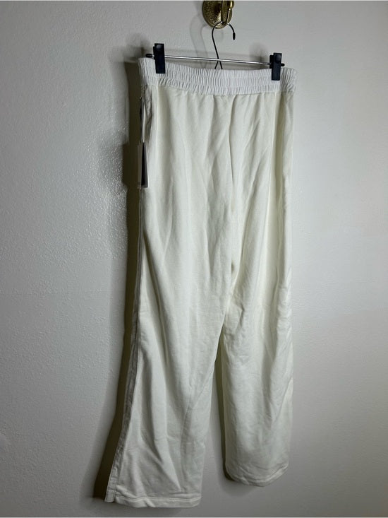 Nation LA 100% Cotton Abigail Split Hem Pull on Sweatpants in Porcelain