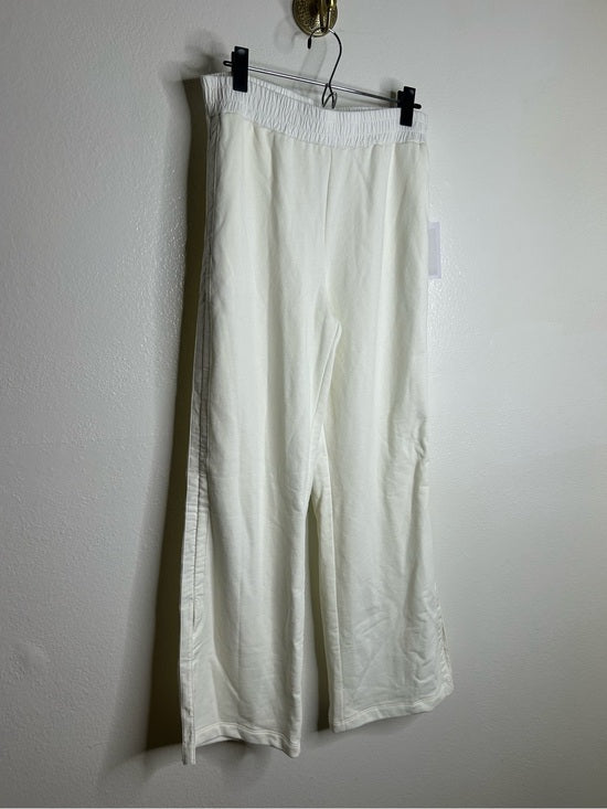 Nation LA 100% Cotton Abigail Split Hem Pull on Sweatpants in Porcelain