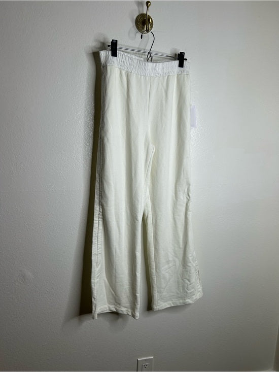 Nation LA 100% Cotton Abigail Split Hem Pull on Sweatpants in Porcelain