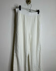 Nation LA 100% Cotton Abigail Split Hem Pull on Sweatpants in Porcelain