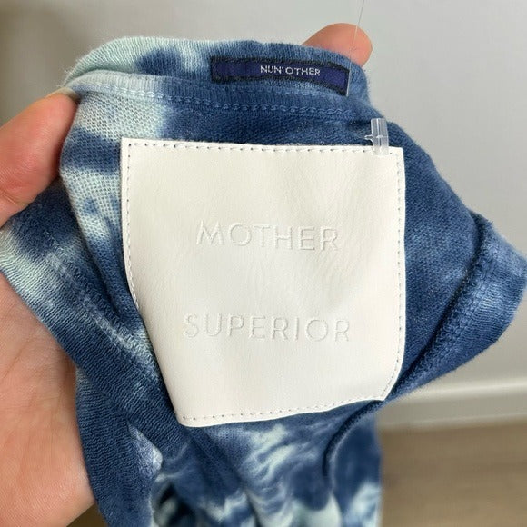 MOTHER Superior Linen Cotton Breezy Tie Dye Tank Top