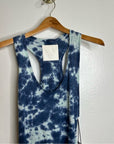 MOTHER Superior Linen Cotton Breezy Tie Dye Tank Top