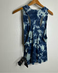 MOTHER Superior Linen Cotton Breezy Tie Dye Tank Top