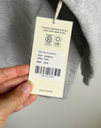 MATE The Label 100% Organic Cotton Fleece Oversized Sweatshirt Heather Gray