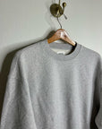 MATE The Label 100% Organic Cotton Fleece Oversized Sweatshirt Heather Gray