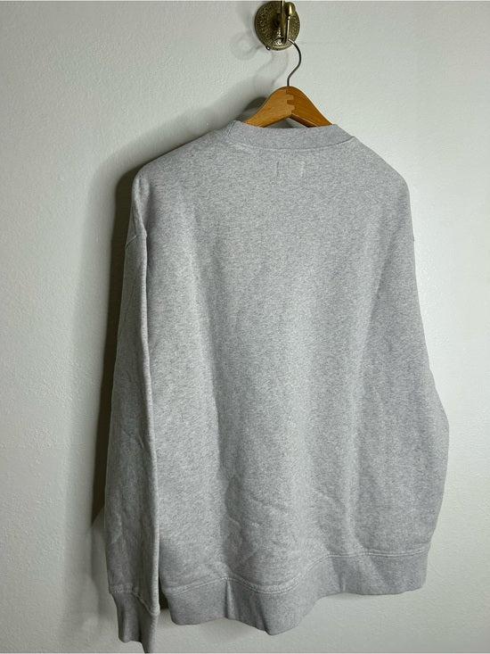 MATE the Label MATE The Label 100% Organic Cotton Fleece Oversized Sweatshirt Heather Gray - Cotton, Fleece