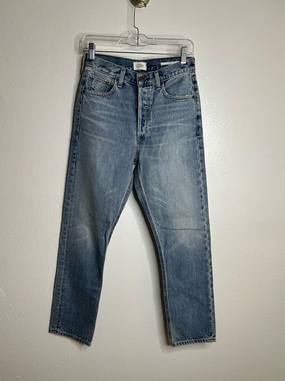 Citizens of Humanity 100% Cotton Denim Charlotte High Rise Straight Leg Jean