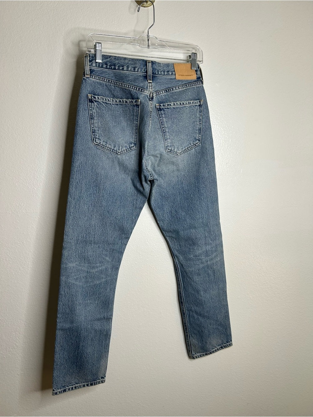 Citizens of Humanity 100% Cotton Denim Charlotte High Rise Straight Leg Jean