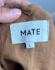 MATE The Label 100% Linen Camisole Tank Top in Sedona