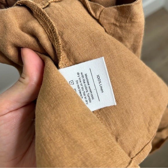 MATE The Label 100% Linen Camisole Tank Top in Sedona