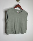 MATE The Label Regenerative Hemp Muscle Tank in Fir Sage Green