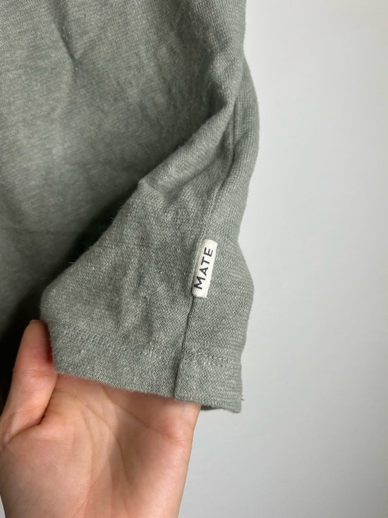 MATE The Label Regenerative Hemp Muscle Tank in Fir Sage Green