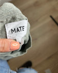 MATE The Label Regenerative Hemp Muscle Tank in Fir Sage Green