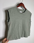 MATE The Label Regenerative Hemp Muscle Tank in Fir Sage Green