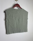 MATE The Label Regenerative Hemp Muscle Tank in Fir Sage Green