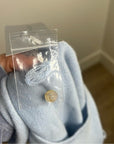 Precious Fibers 100% Cashmere Baby Blue Knit Sweater Tank Top