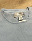 Precious Fibers 100% Cashmere Baby Blue Knit Sweater Tank Top