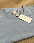 Precious Fibers 100% Cashmere Baby Blue Knit Sweater Tank Top
