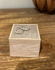 925 Sterling Silver Etched Detail Small Hoop Earring