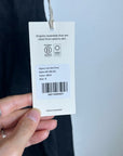MATE The Label 100% Organic Linen Shirt Dress in Jet Black
