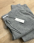 Unsubscribed 100% Cashmere Gray Jogger Sweater Pant Relaxed Fit