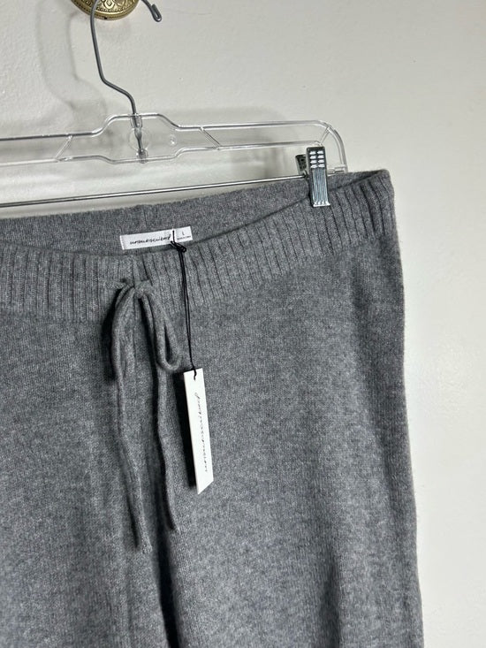 Unsubscribed 100% Cashmere Gray Jogger Sweater Pant Relaxed Fit