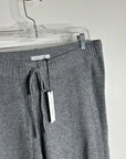 Unsubscribed 100% Cashmere Gray Jogger Sweater Pant Relaxed Fit