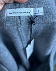 Unsubscribed 100% Cashmere Gray Jogger Sweater Pant Relaxed Fit