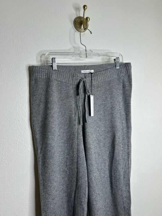 Unsubscribed 100% Cashmere Gray Jogger Sweater Pant Relaxed Fit