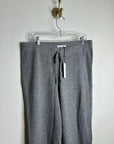 Unsubscribed 100% Cashmere Gray Jogger Sweater Pant Relaxed Fit