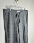 Unsubscribed 100% Cashmere Gray Jogger Sweater Pant Relaxed Fit