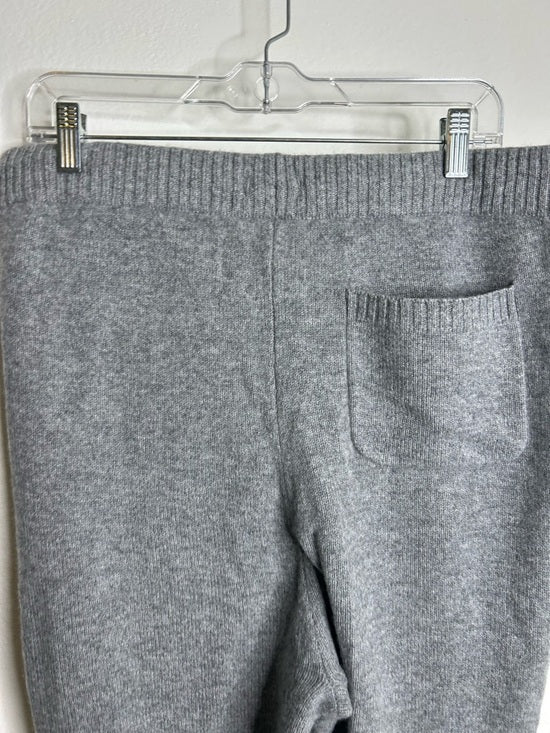 Unsubscribed 100% Cashmere Gray Jogger Sweater Pant Relaxed Fit
