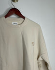MATE The Label 100% Organic Cotton Fleece Oversized Sweatshirt Croissant