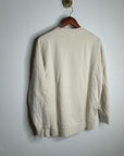 MATE The Label 100% Organic Cotton Fleece Oversized Sweatshirt Croissant