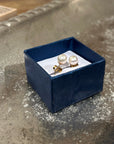 14K Gold Small Pearl Stud Earrings