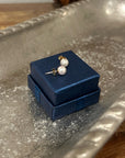 14K Gold Small Pearl Stud Earrings