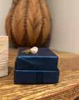14K Gold Small Pearl Stud Earrings