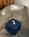 14K Gold Small Pearl Stud Earrings