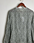 Nation LA 100% Cotton Floral Sage Green Button Down Lightweight Blouse