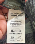 Outerknown 100% Organic Cotton Coral Blue Check Blanket Shirt Button Down