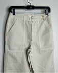 AMO 100% Cotton Ranger Relaxed Fit Straight Leg Pant in Vintage White