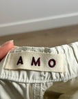 AMO 100% Cotton Ranger Relaxed Fit Straight Leg Pant in Vintage White