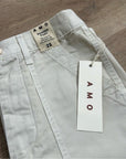 AMO 100% Cotton Ranger Relaxed Fit Straight Leg Pant in Vintage White