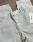 AMO 100% Cotton Ranger Relaxed Fit Straight Leg Pant in Vintage White
