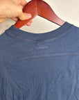 Anine Bing 100% Cotton Jaylin Collegiate Tee In Navy Blue