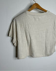MATE The Label Regenerative Hemp Cotton Cropped Relaxed Fit T - Shirt