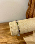 Multi Gemstone 925 Sterling Silver Bracelet